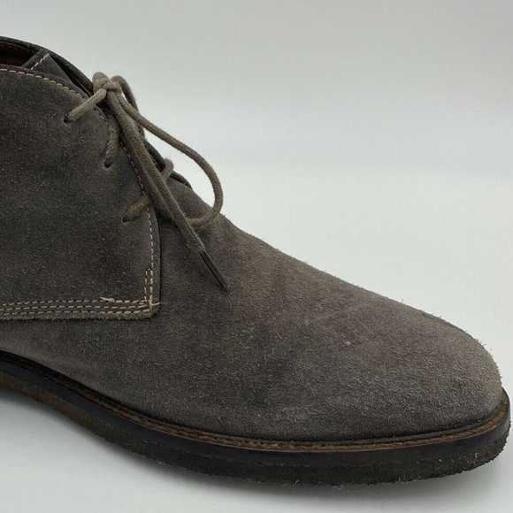 Johnston & Murphy Copeland Chukka Suede Ankle Boots Gray 25-1567 *sold on eBay* - Picture 4 of 11